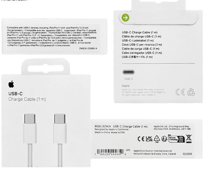 کابل APPLE مدل iPhone 16 ویژگی اورجینال اصلی