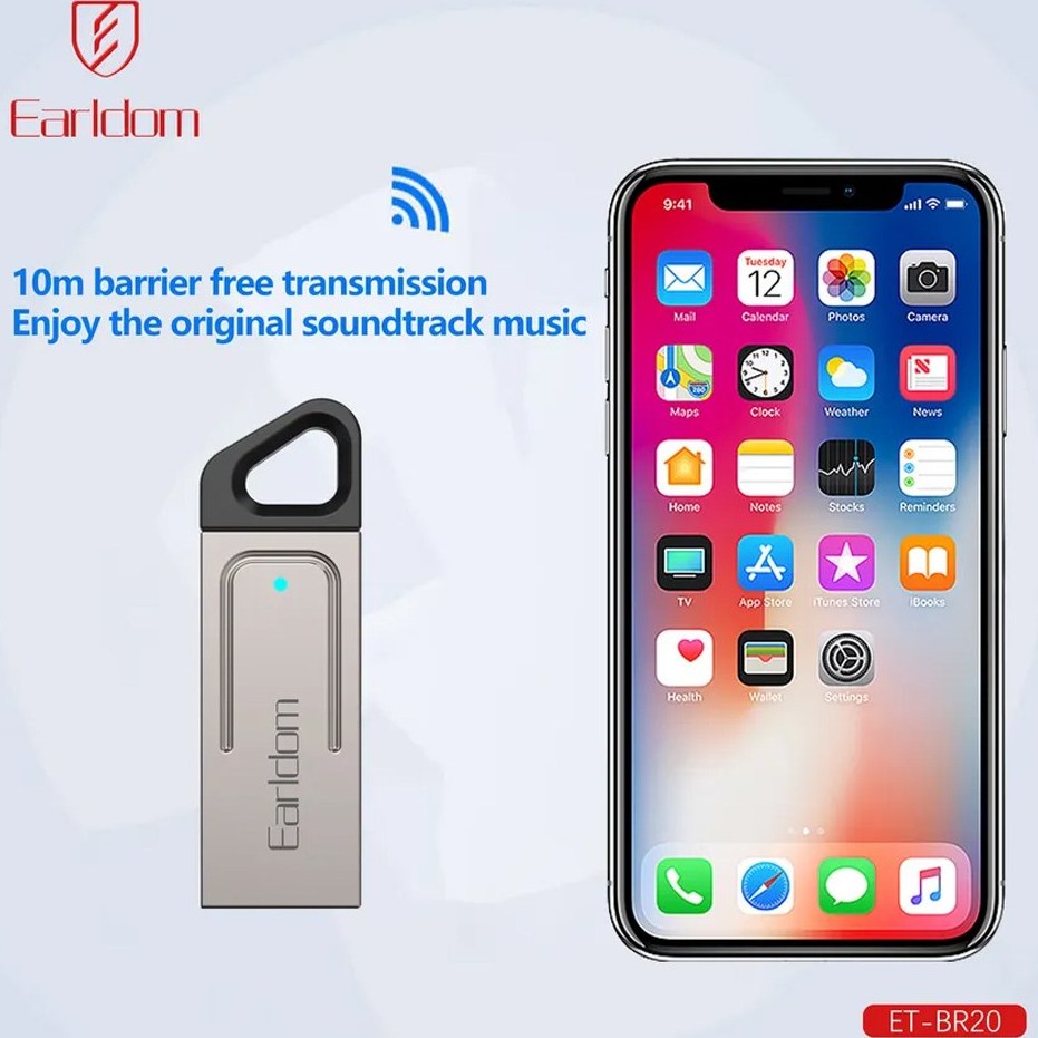 گیرنده بلوتوث Earldom مدل ET-BR20 ویژگی USb
