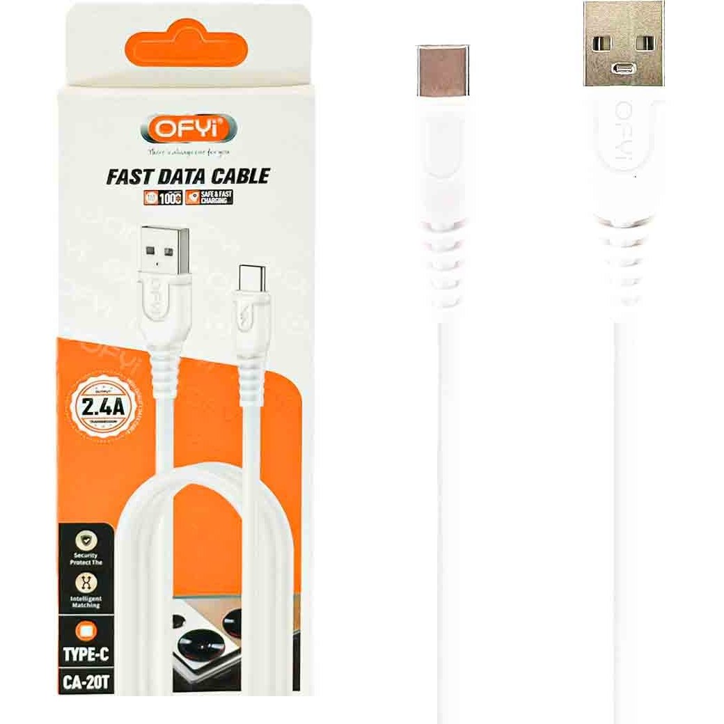 کابل شارژ OFYI مدل CA-20V ویژگی تمام مس میکرو