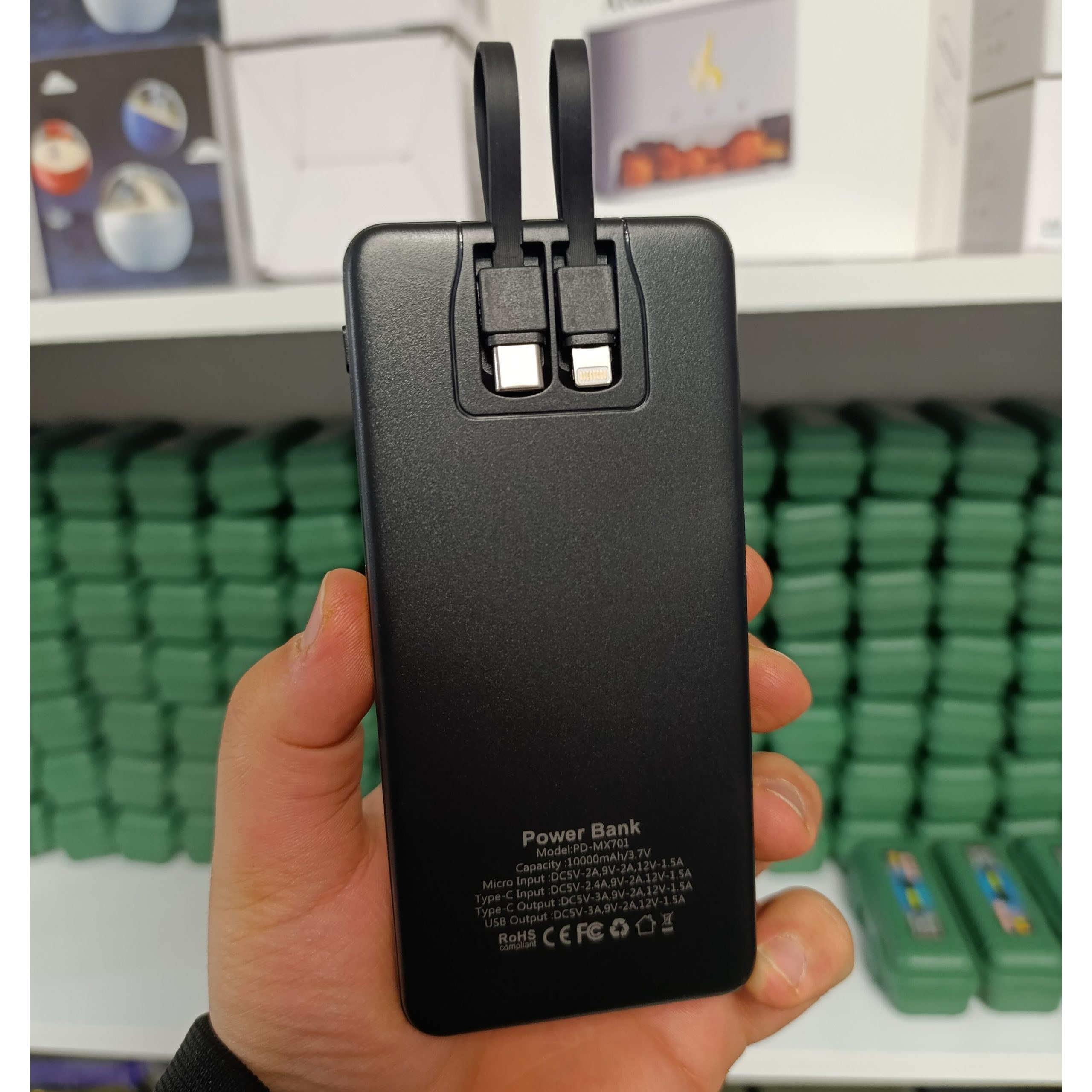 خرید پاوربانک مانیکس مدل PD-MX701 ظرفیت 10000 میلی‌ آمپر ساعت 22.5 وات سوپر فست شارژ