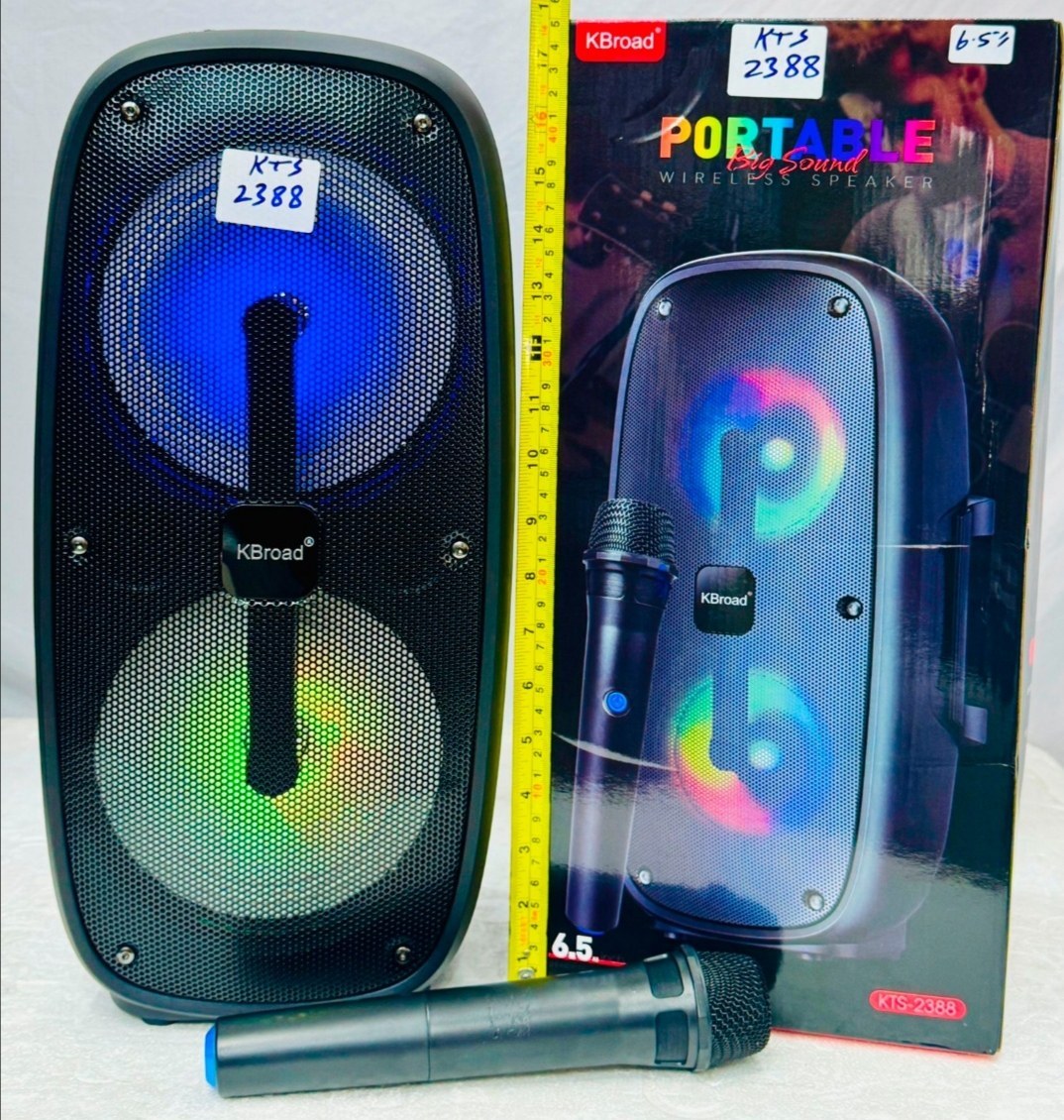 اسپیکر KBroad مدل KTS-2388 ویژگی 2×6.5 اینچ