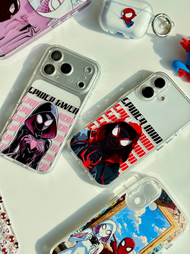 قاب گوشی آیفون و اندروید شفاف Spiderman Collection