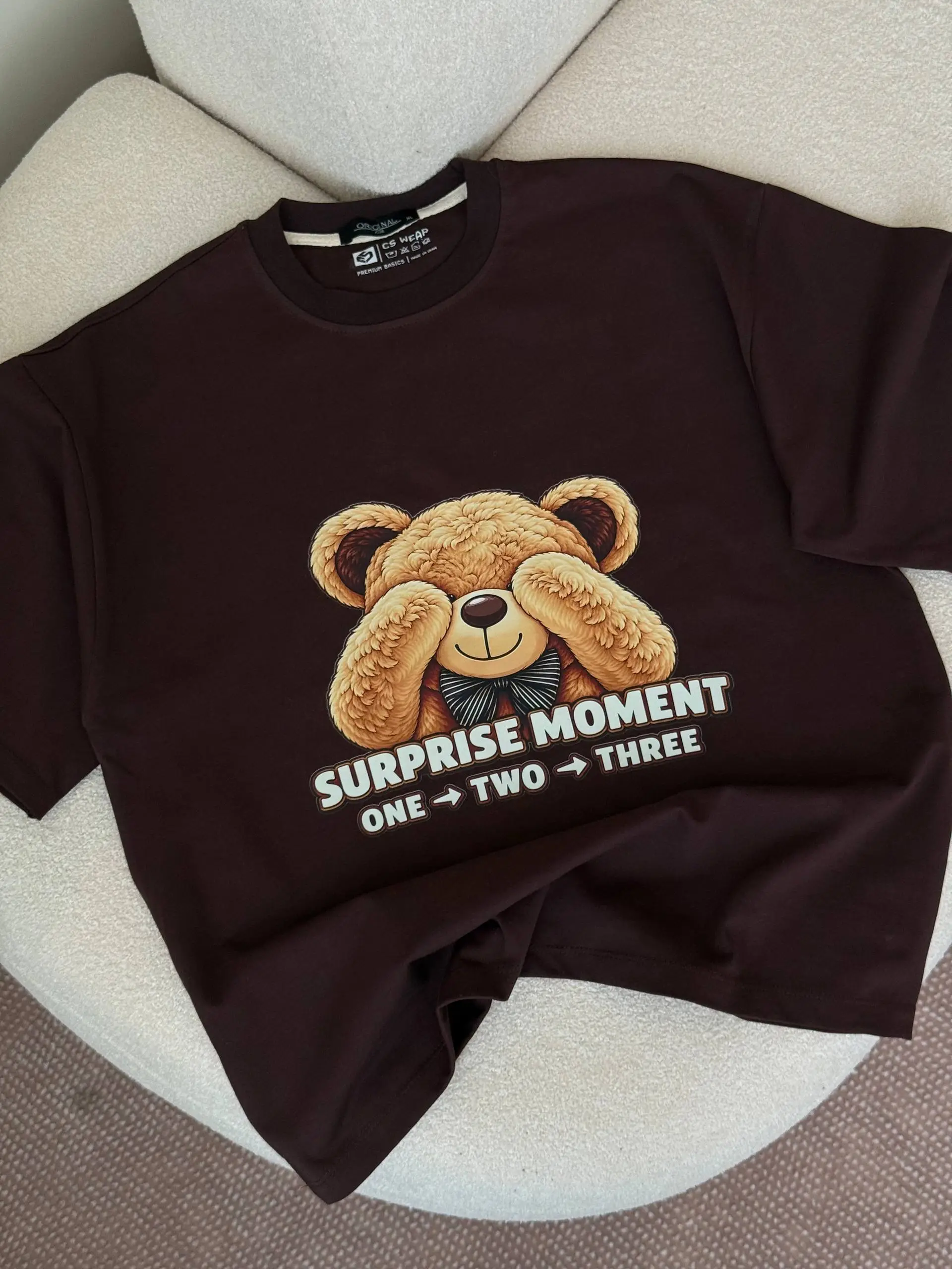تیشرت ماکان طرح Surprise Teddy